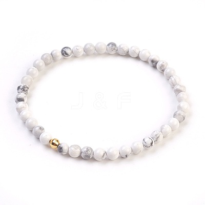 Natural/Synthetic Gemstone Stretch Bracelets Sets BJEW-JB03797-1
