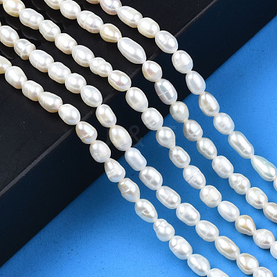 Natural Cultured Freshwater Pearl Beads Strands PEAR-N012-04B-1