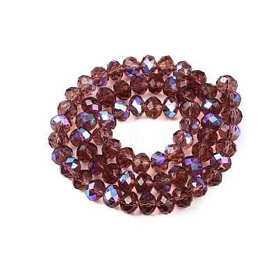 Electroplate Glass Beads Strands EGLA-A044-T8mm-L13-1