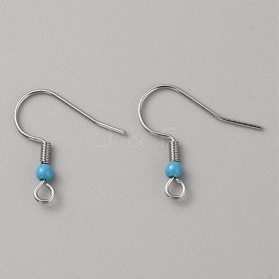 304 Stainless Steel Earring Hooks LS-STAS-WH0027-64P-08-1