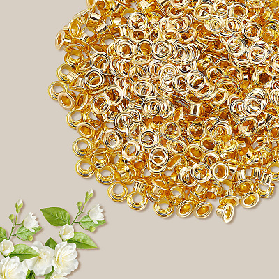 300 Sets Iron Grommet Eyelet Findings SCRA-GF0001-09B-1