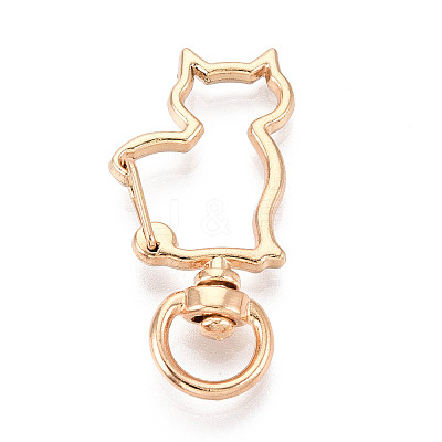Alloy Swivel Snap Hook Clasps PALLOY-T090-82KCG-1