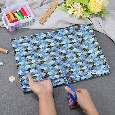 Japanese-style Cotton Fabric DIY-WH0671-277B-1