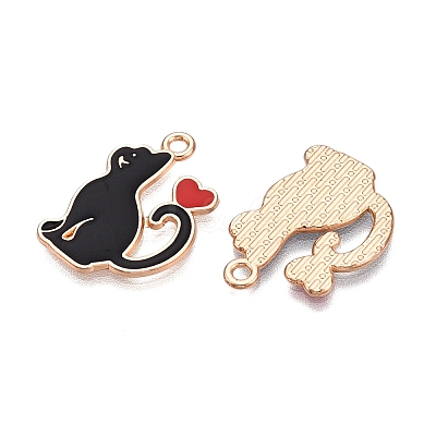 Alloy Enamel Pendants ENAM-T020-59A-1