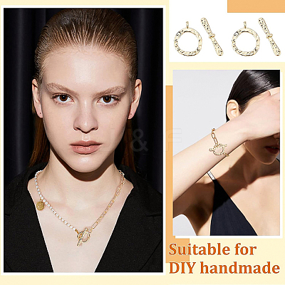 20 sets 5 Styles Alloy Toggle Clasps FIND-BC0002-70-1