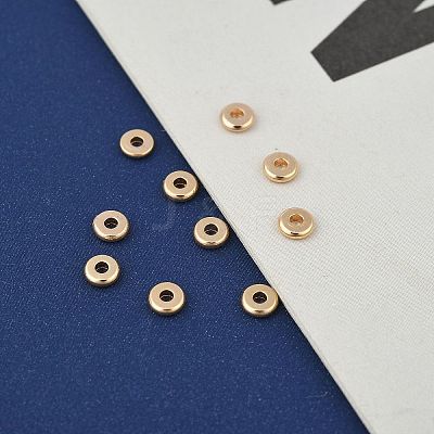 Brass Spacer Beads X-KK-T035-100-1