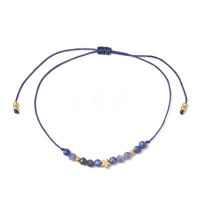 Natural Round Sodalite Beads Braided Bead Bracelets for Women BJEW-JB11655-12-1