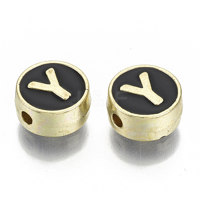 Alloy Enamel Beads LS-X-ENAM-S122-028Y-NR-1