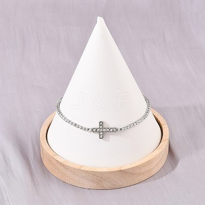 304 Stainless Steel Cup Chains Bracelets for Women BJEW-D364-01A-P-1