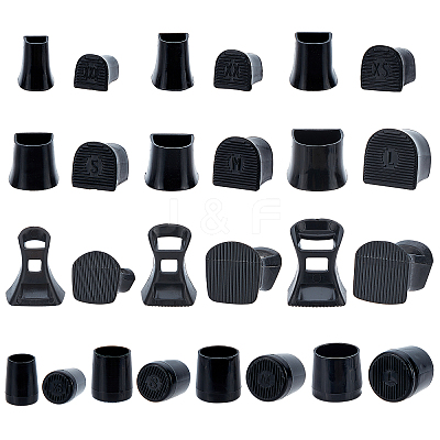13 Pairs 13 Style PVC High Heel Stoppers Protector AJEW-GF0005-22B-1