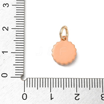 Spray Painted Brass Charms KK-CBAEB58-01A-1