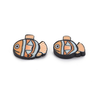 Handmade Polymer Clay Cabochons CLAY-N006-107-1