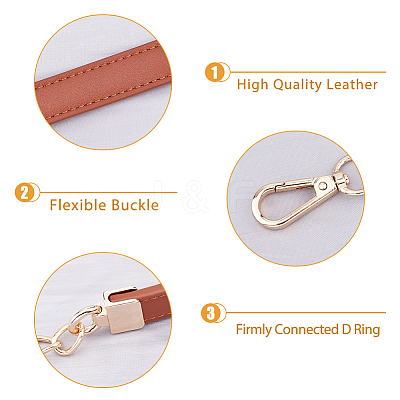Imitation Leather Bag Strap FIND-WH0112-01B-1