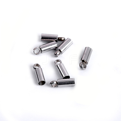 Tarnish Resistant 201 Stainless Steel Cord Ends STAS-P118-06-1