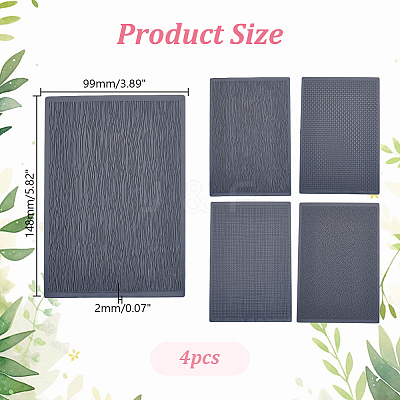 PP Plastic Creasing Plate Sets FIND-WH0152-911B-1