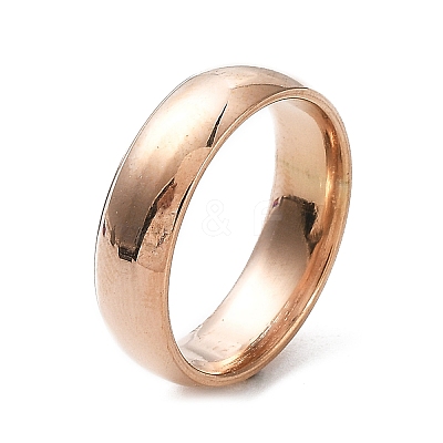 Ion Plating(IP) 304 Stainless Steel Flat Plain Band Rings STAS-I160-A-21mm-RG-1