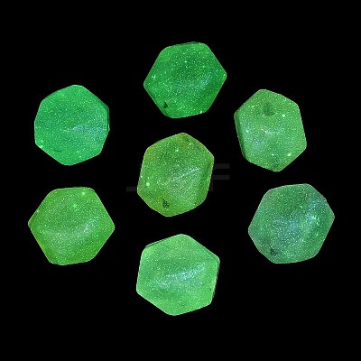 Luminous Transparent Acrylic Beads LACR-U001-02-1