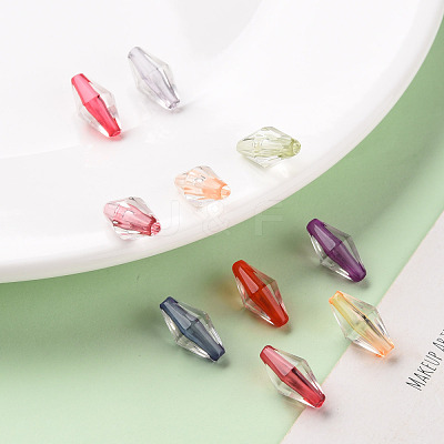 Transparent Acrylic Beads TACR-S154-13A-1