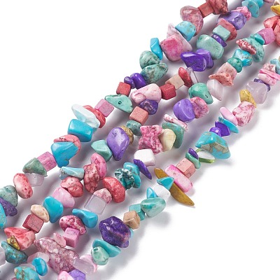 Synthetic Turquoise Beads Strands G-P332-24C-1