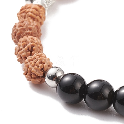 Mala Beads Bracelet BJEW-JB08264-1