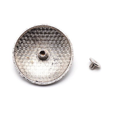 1-Hole Alloy & Turquoise Decorative Rivets PALLOY-WH0092-09D-P-1