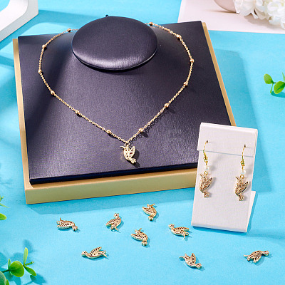 8Pcs Brass Pendants KK-TA0002-54-1