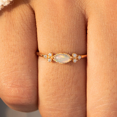 Alloy Rhinestone Plain Band Rings PW-WG1313D-05-1