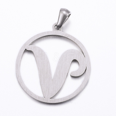 Non-Tarnish 304 Stainless Steel Pendants STAS-K162-075P-1