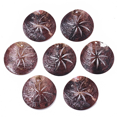 Natural Akoya Shell Pendants LS-SHEL-N026-09E-1