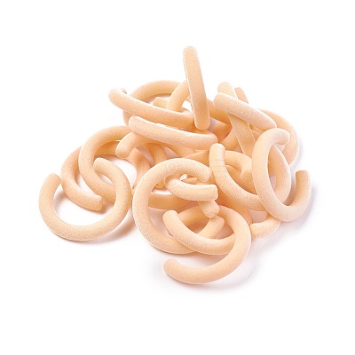 Flocky Acrylic Beads LS-X-OACR-L010-A-06-1