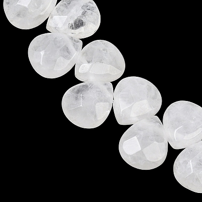 Natural Quartz Crystal Beads Strands G-T006-15-1