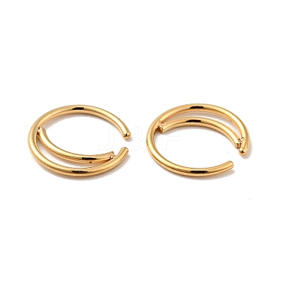 Crescent Moon Shape 316 Surgical Stainless Steel Hoop Nose Rings LS-AJEW-I065-01G-1