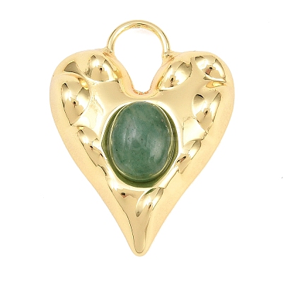 Natural Green Aventurine Pendants GG-G001-02G-12-1