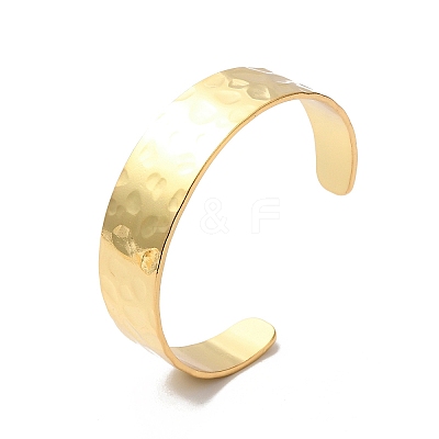 Rack Plating Brass Cuff Bangles BJEW-A137-08G-1