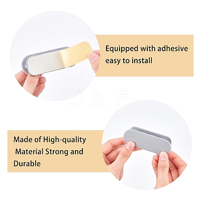 ABS Plastic Self-Stick Instant Cabinet Drawer Handle FIND-WH0053-28B-1