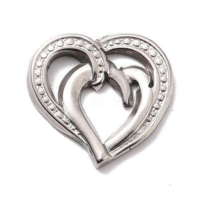 304 Stainless Steel Pendants Cabochons for Enamel STAS-B024-33P-1