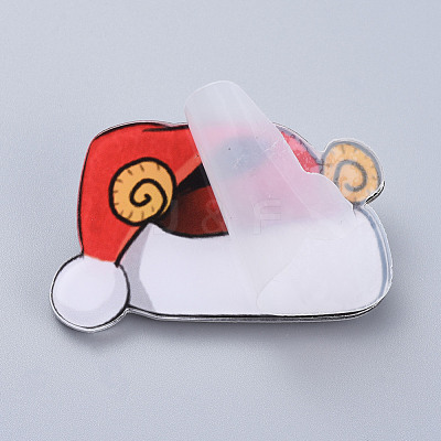 Acrylic Safety Brooches JEWB-D006-A01-1