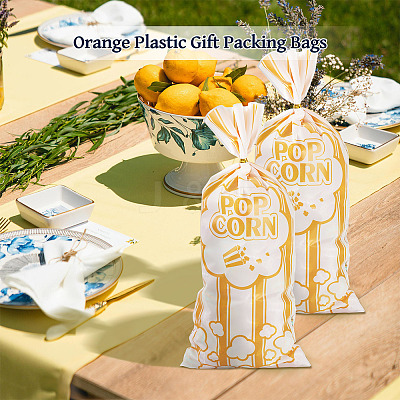 100Pcs Plastic Cookie Bags ABAG-TA0001-75-1