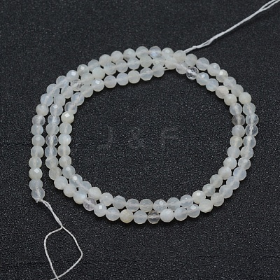 Natural White Moonstone Beads Strands G-E411-07-3mm-1