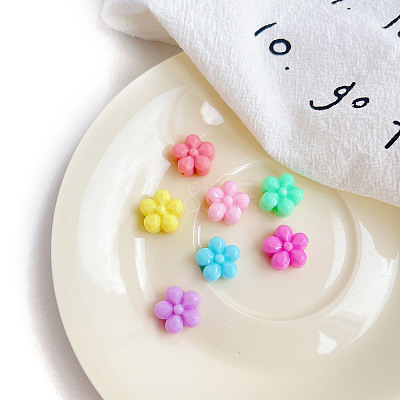 Opaque Acrylic Beads OACR-K008-21-1