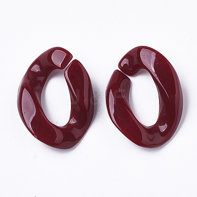 Opaque Acrylic Linking Rings OACR-T011-88F-1
