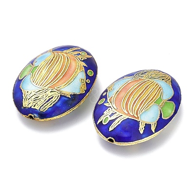 Handmade Cloisonne Beads CLB-Z001-02G-1