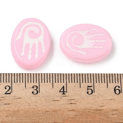Baking Paint Glass Beads LAMP-D003-06I-1