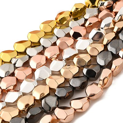 Electroplate Glass Beads Strands EGLA-V001-06-1