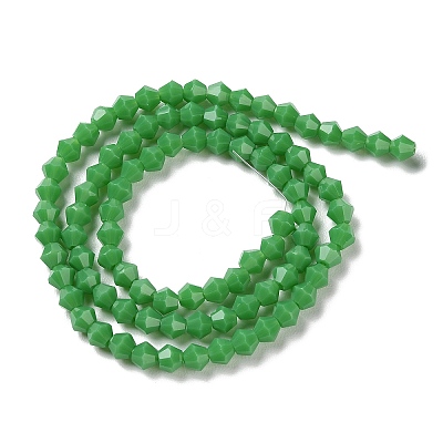 Opaque Solid Color Imitation Jade Glass Beads Strands LS-GLAA-F029-P4mm-08-1