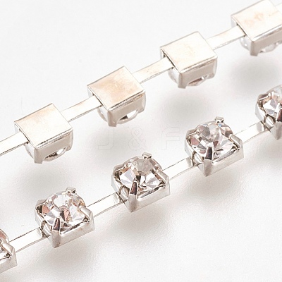 Brass Rhinestone Cup Chain CHC-S6-S01-1