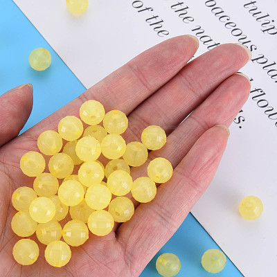 Transparent Acrylic Beads TACR-S153-42E-05-1