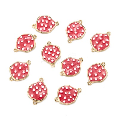 Brass Enamel Normal Links KK-A155-17G-1