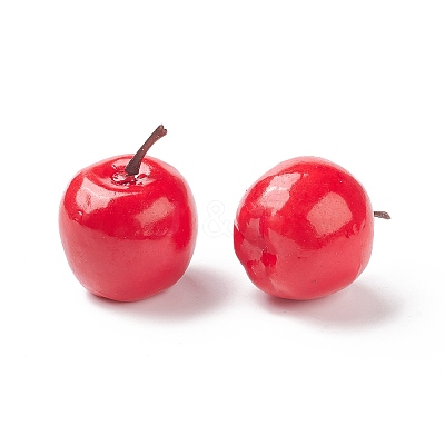Mini Foam Imitation Apples LS-DJEW-XCP0001-05A-1