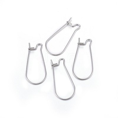 316L Surgical Stainless Steel Hoop Earrings STAS-P210-28P-1